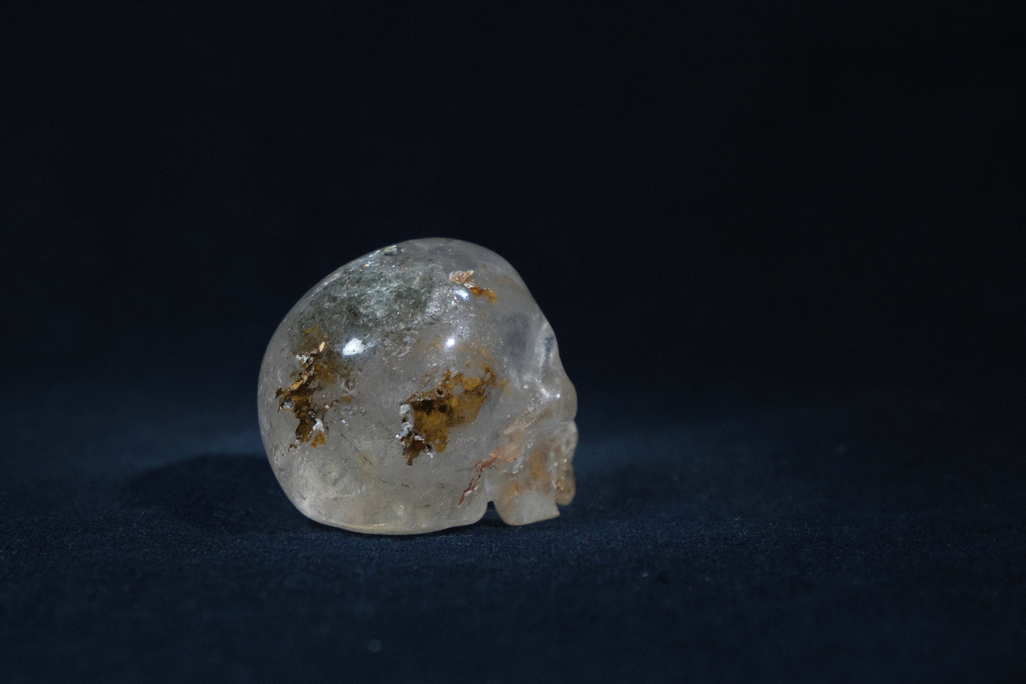 Handmade Clear Quartz Human Skull