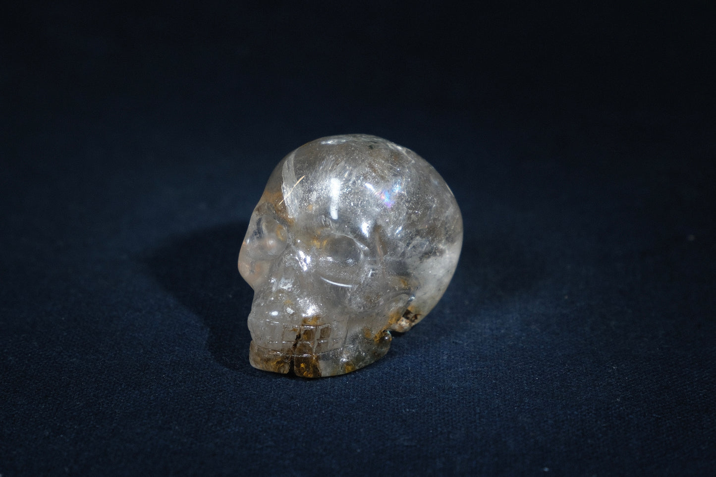 Handmade Clear Quartz Human Skull